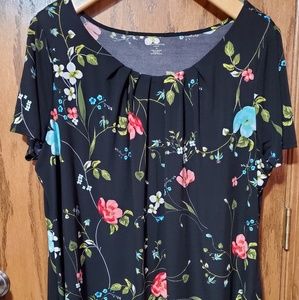 Worthington 2X Short Sleeve Top